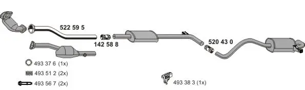 Изпускателна система ERNST               