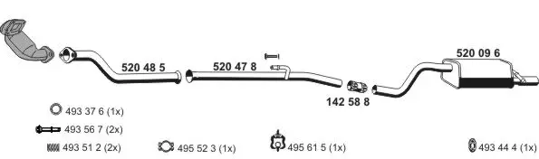 Изпускателна система ERNST               