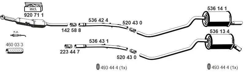 Изпускателна система ERNST               