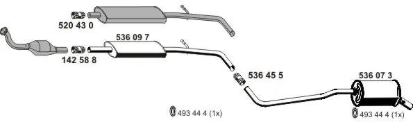 Изпускателна система ERNST               