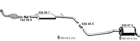 Изпускателна система ERNST               