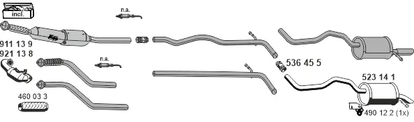 Изпускателна система ERNST               