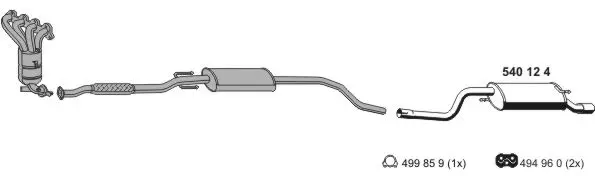 Изпускателна система ERNST               