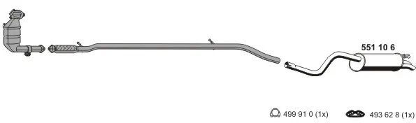 Изпускателна система ERNST               