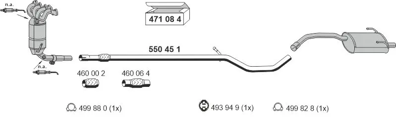 Изпускателна система ERNST               