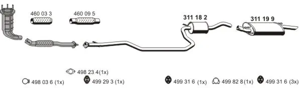 Изпускателна система ERNST               