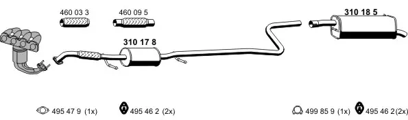 Изпускателна система ERNST               