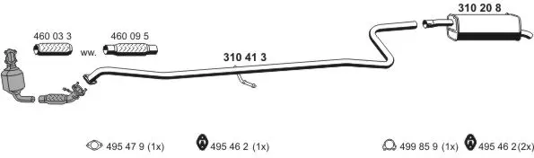 Изпускателна система ERNST               