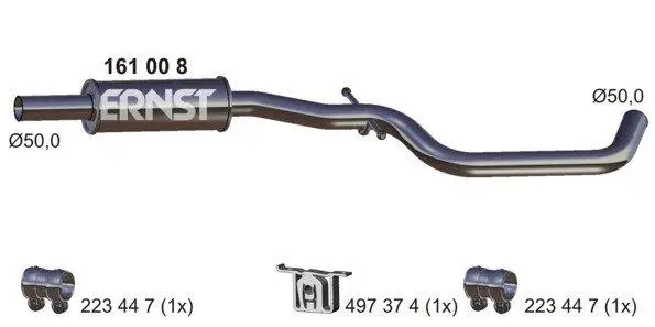 средно гърне ERNST               