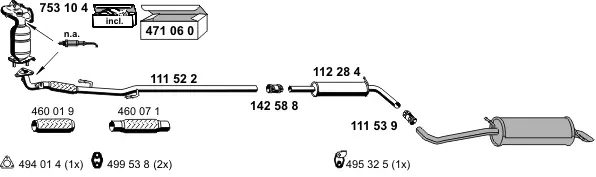 Изпускателна система ERNST               