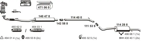 Изпускателна система ERNST               