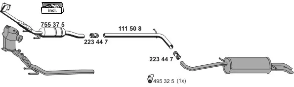Изпускателна система ERNST               