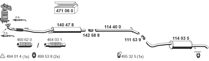 Изпускателна система ERNST               