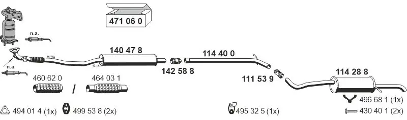 Изпускателна система ERNST               