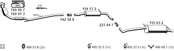 Изпускателна система ERNST               