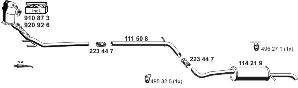 Изпускателна система ERNST               