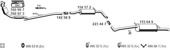 Изпускателна система ERNST               