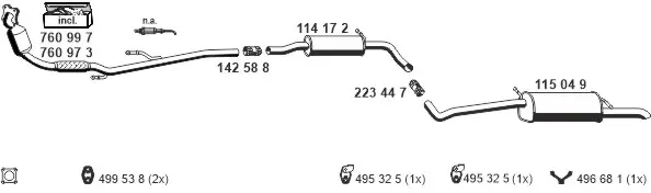 Изпускателна система ERNST               