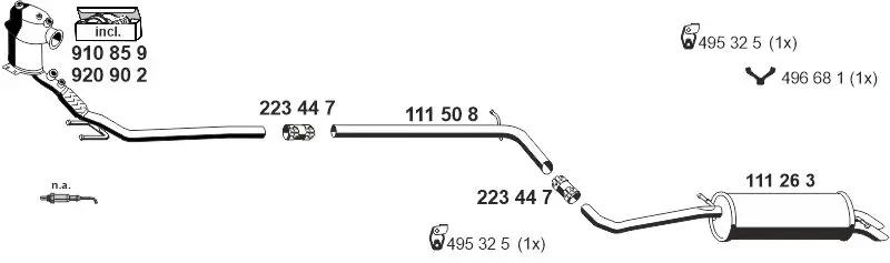 Изпускателна система ERNST               