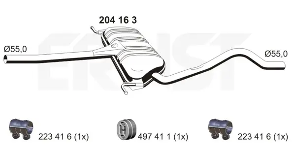 средно гърне ERNST               