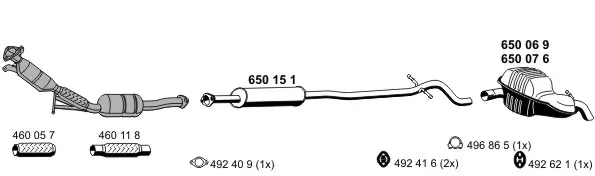 Изпускателна система ERNST               