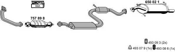 Изпускателна система ERNST               