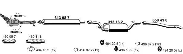 Изпускателна система ERNST               