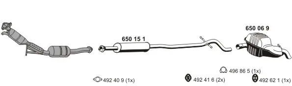 Изпускателна система ERNST               