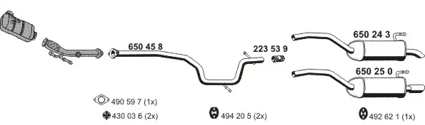 Изпускателна система ERNST               
