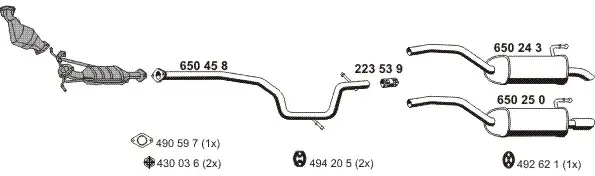 Изпускателна система ERNST               