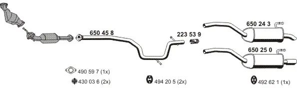Изпускателна система ERNST               