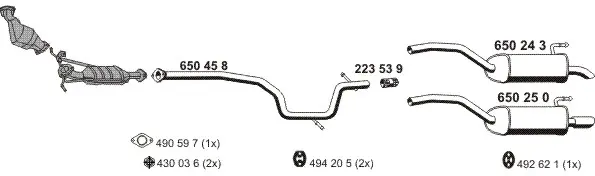 Изпускателна система ERNST               