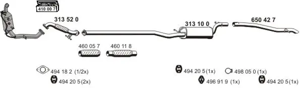Изпускателна система ERNST               