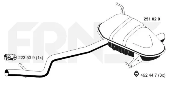 крайно гърне ERNST               