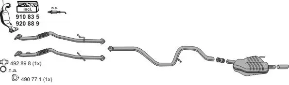 Изпускателна система ERNST               