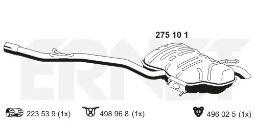крайно гърне ERNST               