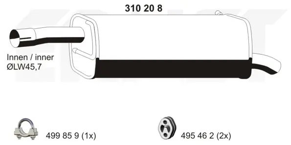 крайно гърне ERNST               