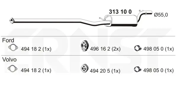 средно гърне ERNST               