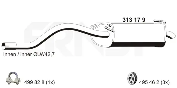 крайно гърне ERNST               