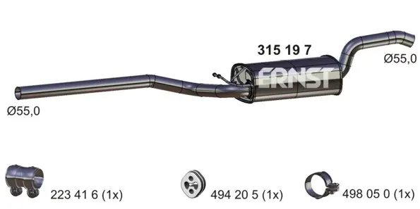 средно гърне ERNST               