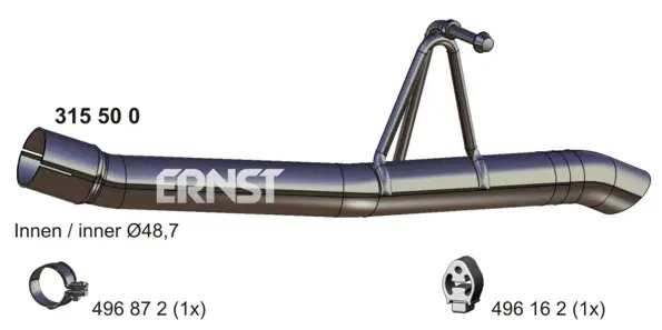 изпускателна тръба ERNST               