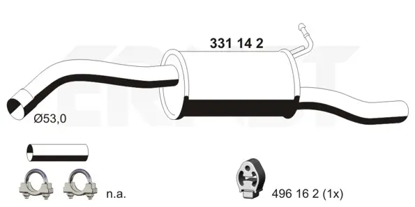 крайно гърне ERNST               
