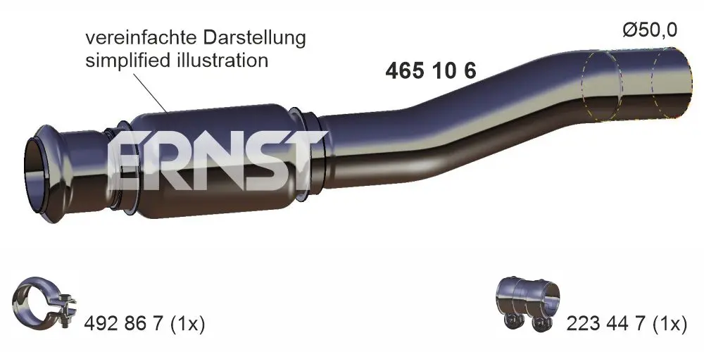изпускателна тръба ERNST               