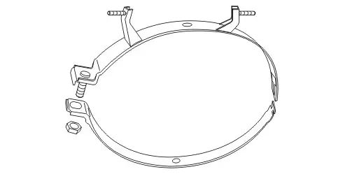 скоба, изпускателна система ERNST               