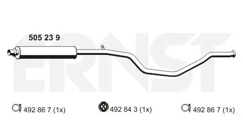 средно гърне ERNST               
