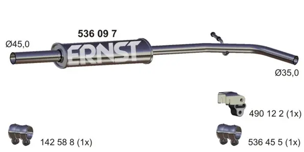 средно гърне ERNST               