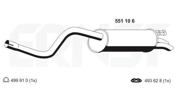 крайно гърне ERNST               