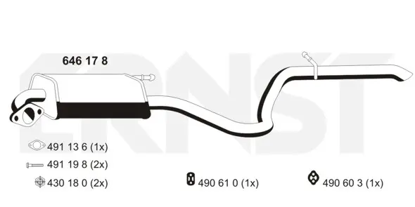 крайно гърне ERNST               
