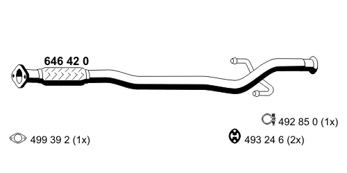 изпускателна тръба ERNST               