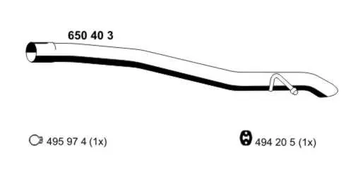изпускателна тръба ERNST               